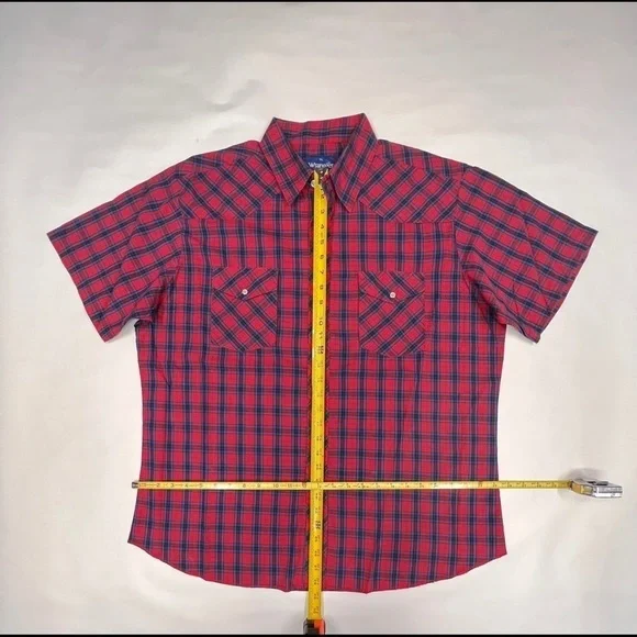 WRANGLER XL WESTERN SHIRT SHORT SLEEVE - Picture 2 of 3